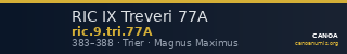 RIC IX Treveri 77A — CANOA