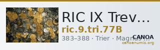 RIC IX Treveri 77B — CANOA