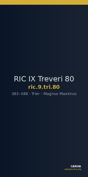 RIC IX Treveri 80 — CANOA