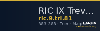 RIC IX Treveri 81 — CANOA