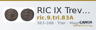 RIC IX Treveri 83A — CANOA
