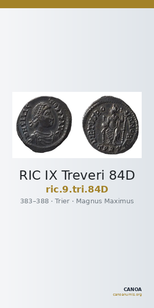 RIC IX Treveri 84D — CANOA