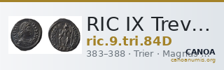 RIC IX Treveri 84D — CANOA