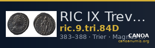 RIC IX Treveri 84D — CANOA