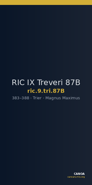 RIC IX Treveri 87B — CANOA