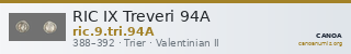 RIC IX Treveri 94A — CANOA