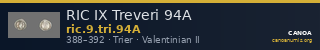 RIC IX Treveri 94A — CANOA