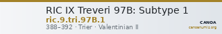 RIC IX Treveri 97B: Subtype 1 — CANOA