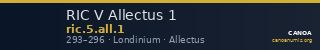 RIC V Allectus 1 — CANOA
