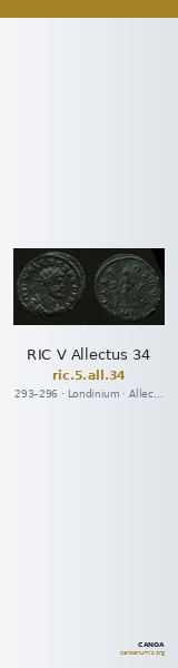 RIC V Allectus 34 — CANOA