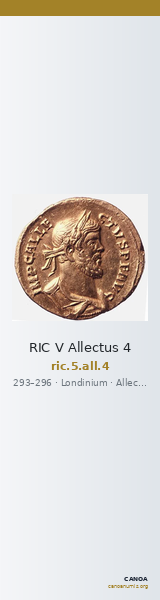 RIC V Allectus 4 — CANOA