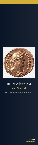RIC V Allectus 4 — CANOA