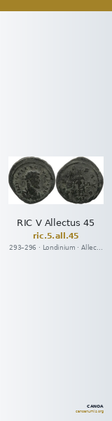 RIC V Allectus 45 — CANOA