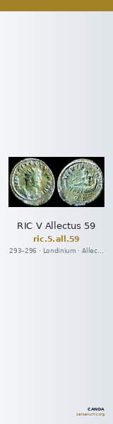 RIC V Allectus 59 — CANOA