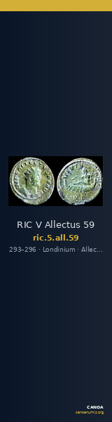 RIC V Allectus 59 — CANOA