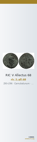RIC V Allectus 68 — CANOA