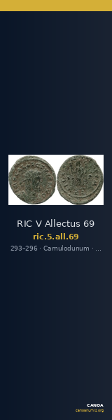 RIC V Allectus 69 — CANOA
