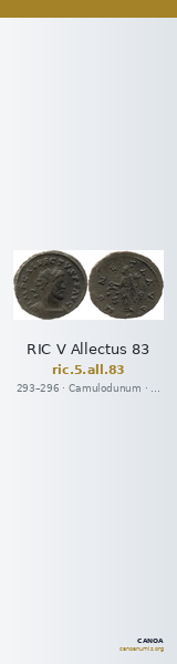 RIC V Allectus 83 — CANOA