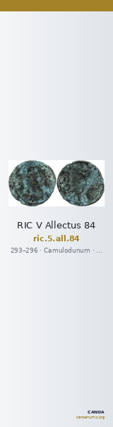 RIC V Allectus 84 — CANOA