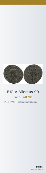 RIC V Allectus 90 — CANOA