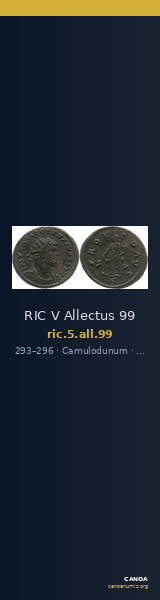 RIC V Allectus 99 — CANOA