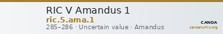 RIC V Amandus 1 — CANOA