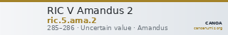 RIC V Amandus 2 — CANOA