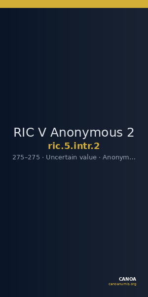 RIC V Anonymous 2 — CANOA