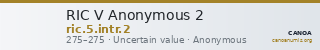 RIC V Anonymous 2 — CANOA