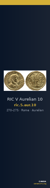 RIC V Aurelian 10 — CANOA