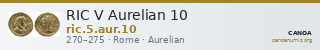RIC V Aurelian 10 — CANOA