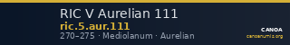 RIC V Aurelian 111 — CANOA