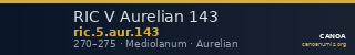 RIC V Aurelian 143 — CANOA