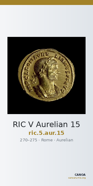 RIC V Aurelian 15 — CANOA