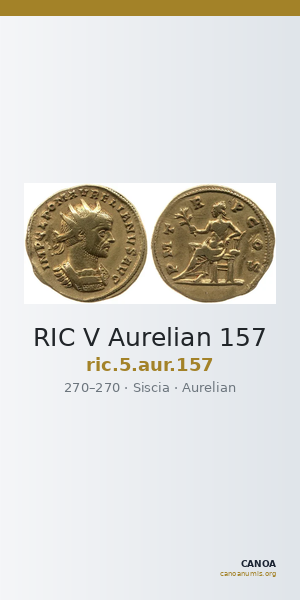 RIC V Aurelian 157 — CANOA