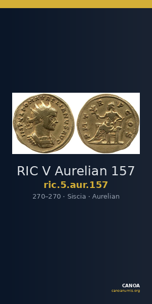 RIC V Aurelian 157 — CANOA