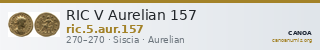 RIC V Aurelian 157 — CANOA