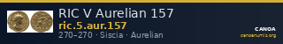 RIC V Aurelian 157 — CANOA