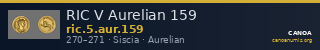 RIC V Aurelian 159 — CANOA