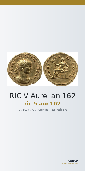 RIC V Aurelian 162 — CANOA