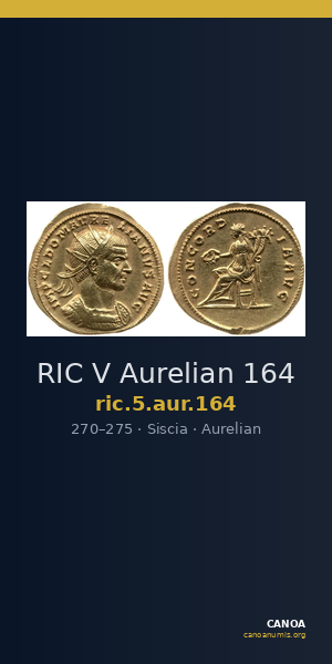 RIC V Aurelian 164 — CANOA