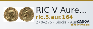 RIC V Aurelian 164 — CANOA