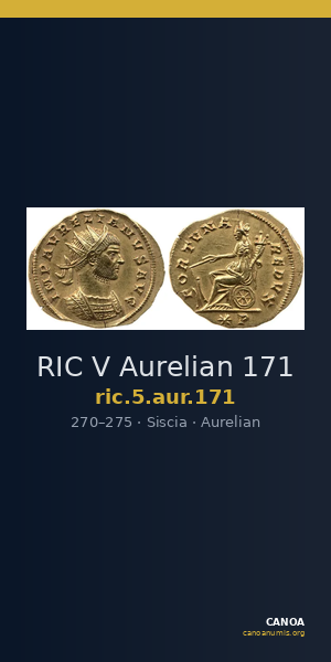 RIC V Aurelian 171 — CANOA