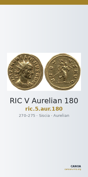 RIC V Aurelian 180 — CANOA