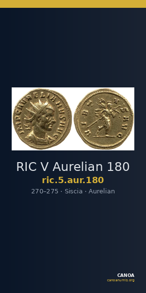 RIC V Aurelian 180 — CANOA