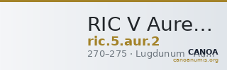 RIC V Aurelian 2 — CANOA