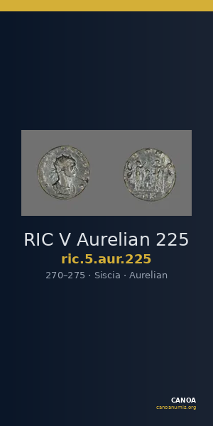 RIC V Aurelian 225 — CANOA
