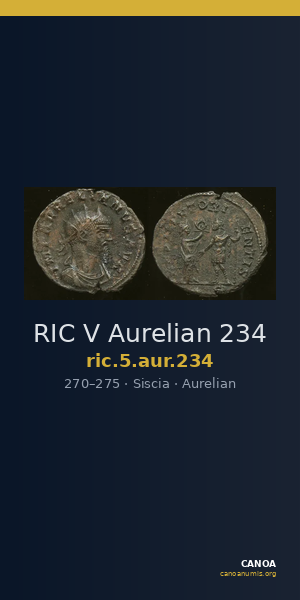 RIC V Aurelian 234 — CANOA