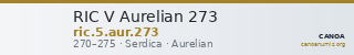 RIC V Aurelian 273 — CANOA