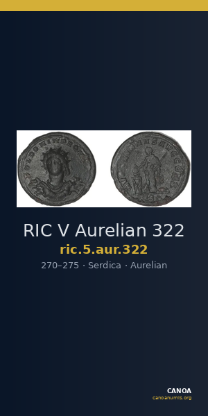RIC V Aurelian 322 — CANOA